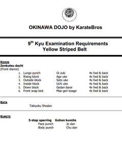 Exam Requirements